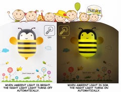 Night Elves Cute Cartoon Animal Plug In Night Light Lamp