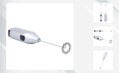 Handheld Electric Milk Frother And Coffee Mixer Wand Tool