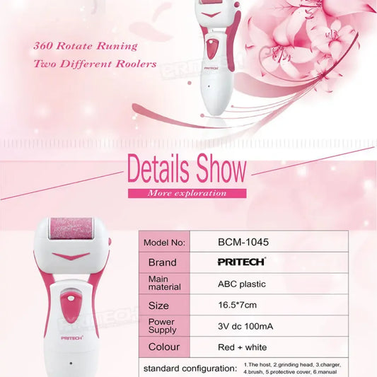 Electric Dead Skin Remover Foot File Pedicure Callus Tool