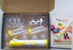 1Pcs Frosting Deco Pen Battery-powered Plastic Cupcake Decorating Cakes Tools with Battery Household Multifunctional