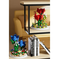 Mini Building Block Flower Set – Kids Toy Puzzle & Decorative Gift