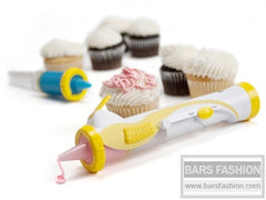 1Pcs Frosting Deco Pen Battery-powered Plastic Cupcake Decorating Cakes Tools with Battery Household Multifunctional
