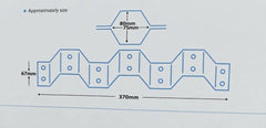 8 Pieces Honeycomb Drawer Organizer Dividers for Multiple-Stuffs
