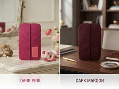 Dual Color Travel Pouch For Women Stuffs Storage Bag Organizer