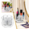 Clear Acrylic 7-Slot Lipstick and Makeup Brush Organizer Holder Stand