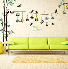 Large Family Memory Photo Frame Tree Removable Wall Art Sticker