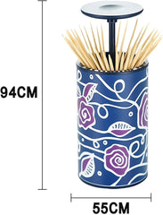 Automatic Pop-Up Toothpick Holder Dispenser Container Storage Box Stand