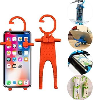Flexible Silicone Cellphone Holder and Charging Stand for Wall