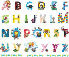 Marvel Superhero Alphabet Letters Removable Wall Sticker Decal Home Decor