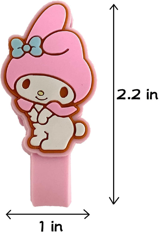 Set of 2 Disney Cartoon Character Silicone Cord Winder Cable Organizer