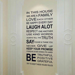 Multi Quote Words Wall Sticker For Home Decor