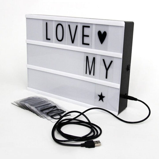 Night Lights My Cinema Lightbox add a Personal Touch To Your Home.