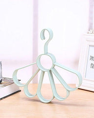 Clear Acrylic Multi-Loop Scarf And Belt Closet Space Saver Hanger