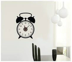 Alarm Clock New Design Sticker Clock For Home Decoration.