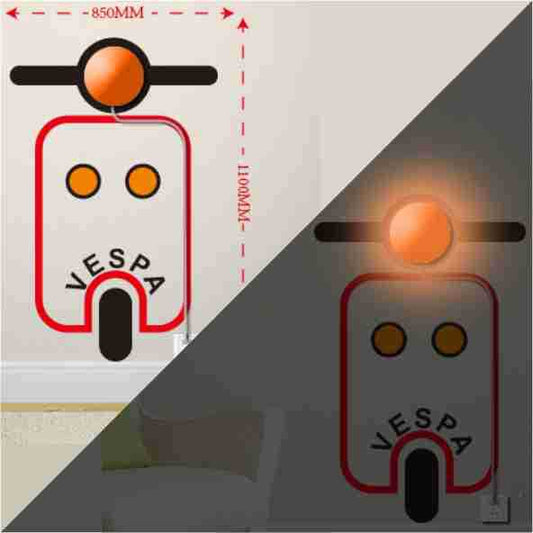 Room Night Lamp Transform Your Space with a Beautiful Vespa Design Led Lamp.