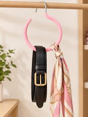 Pink Round Handbag Hanger Closet Storage Organizer Hook