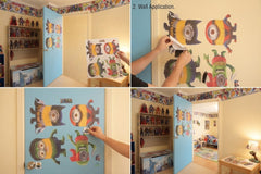 Superhero Minion Cartoon Wall Sticker Removable Vinyl Kids Room Decor