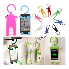 Flexible Silicone Cellphone Holder and Charging Stand for Wall