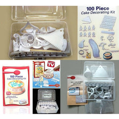 100 Piece Cake Decorating Kit Complete Baking and Frosting Set