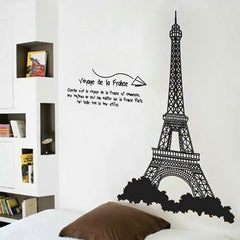 Eiffel Tower French Quote Wall Sticker Decal For Home Decor
