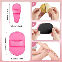 Pack of 2 Mini Silicone Dappen Dish Set Nail Art Acrylic Liquid Powder Holder