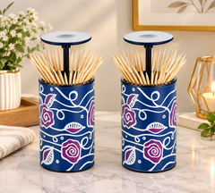 Automatic Pop-Up Toothpick Holder Dispenser Container Storage Box Stand
