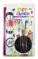 Modern Abstract Flowing Numbers Wall Clock With Pendulum Art