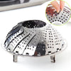 Stainless Steel Foldable Steamer Basket For Cooking Vegetables And Dumplings