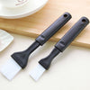 Black plastic handle pastry and oil baking brushes set of two.