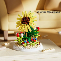 Building Block Flower Set – Kids Toy Puzzle & Decorative Gift