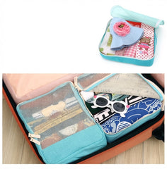 Multi-Piece  Travel Organizer Storage Bags And 4 Sets Pouches