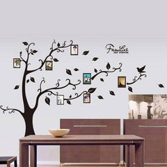Families Are Forever Tree Branch Photo Frame Wall Sticker Decor