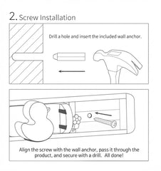Cute Duck Mop and Broom Holder Wall Mount Organizer