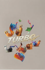 DreamWorks Turbo Movie Characters Removable Vinyl Wall Sticker Decal Sheet