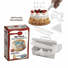 100 Piece Cake Decorating Kit Complete Baking and Frosting Set