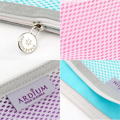Ardium Travel Pouches Set of 3 Multipurpose Mesh Travel Storage Organizer Set.