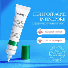 Bioaqua Salicylic Acid Acne Removal Cream Pores Oil Control Treatment