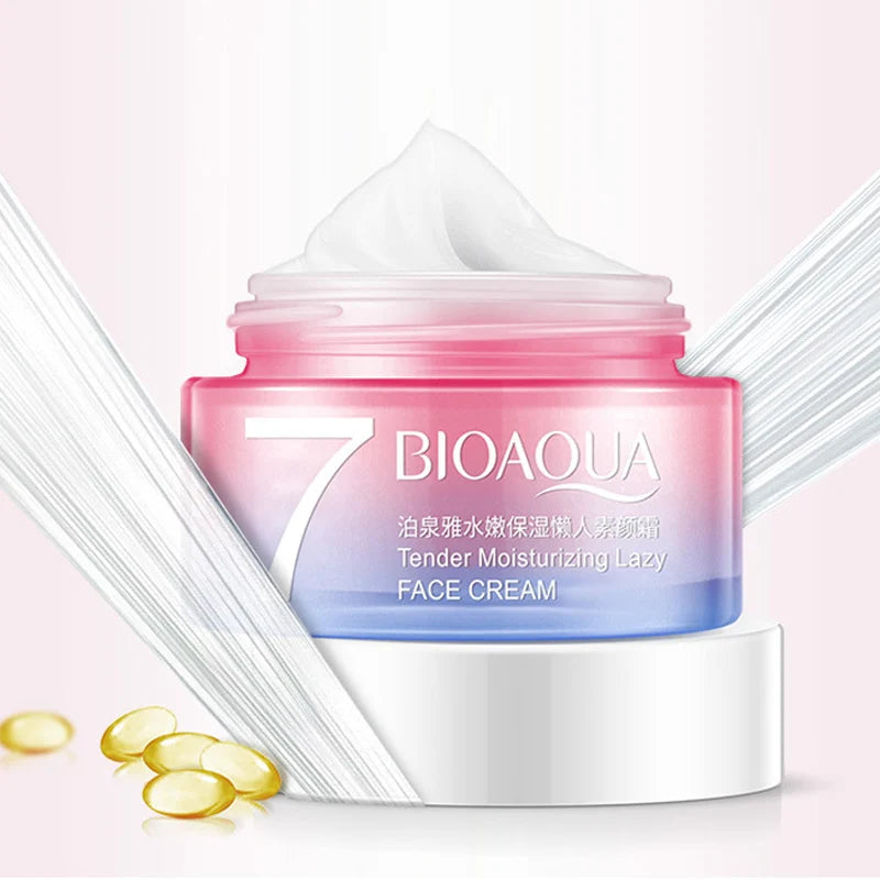 Bioaqua 7 Soft Moisturizing Lazy Face Cream For Glowing Skin
