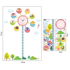 Children Room Clock Unique Design Clock Wall Sticker For Kids.