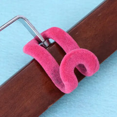 Velvet Cascading Hanger Connector Hooks Space Saving