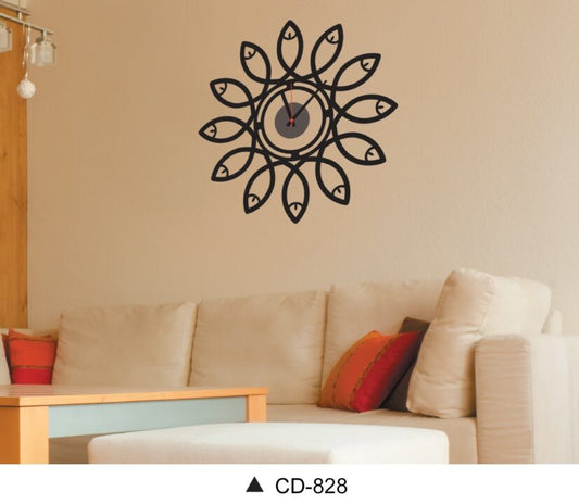 DIY Clock Elegant Design Clock With Sticker For Home Decor.