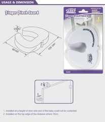 Foam Finger Pinch Door Guard  Child Safety Protector for Doors.