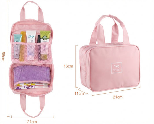 Waterproof Travel Makeup Bag Portable Cosmetic Pouch Organizer Toiletry Storage