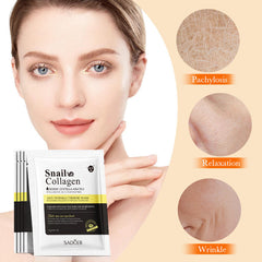 Sadoer Snail Collagen Anti Wrinkle Facial Mask Skin Care