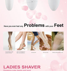 PRITECH Brand Lady Electric Manicure Pedicure System Wet & Dry Use Exfoliator Pedicure Callus Skin Remover Peeling Foot Massager