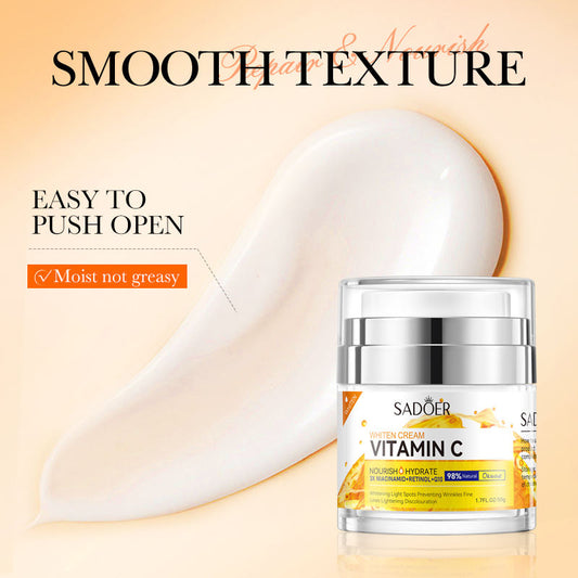 Sadoer Vitamin C Whiten Cream With Niacinamide And Retinol