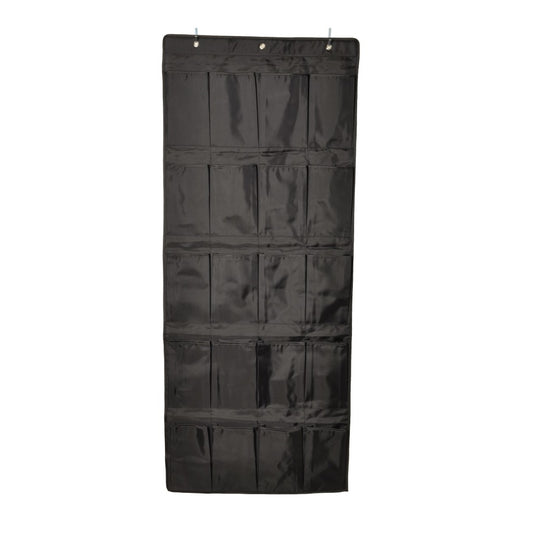 20 Pocket Hanging Shoe Storage Organizer Space-Saving Hanging Organizer With Hooks.