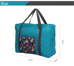 Waterproof Folding Boston Bag Mom & Baby Travel Bag, Lightweight & Multi-Purpose Duffel with Luggage Handle Slot.