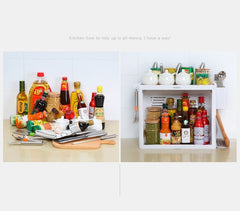 Kitchen Rack-Maximize Your Kitchen with This Plastic Kitchen Rack