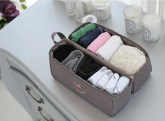 Dual-Compartment Travel Shoe Bag Water-Resistant, Multi-Purpose Storage Organizer with Handle & Zipper Closure.